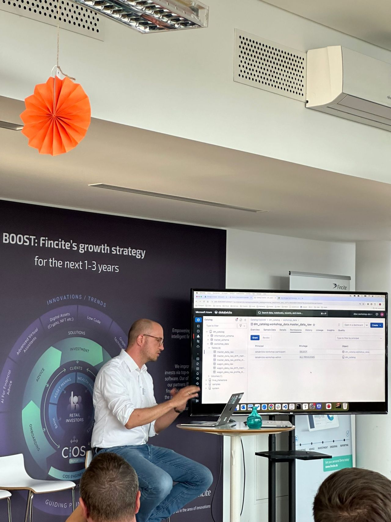 Venue atmosphere at FinTech DevNight #1