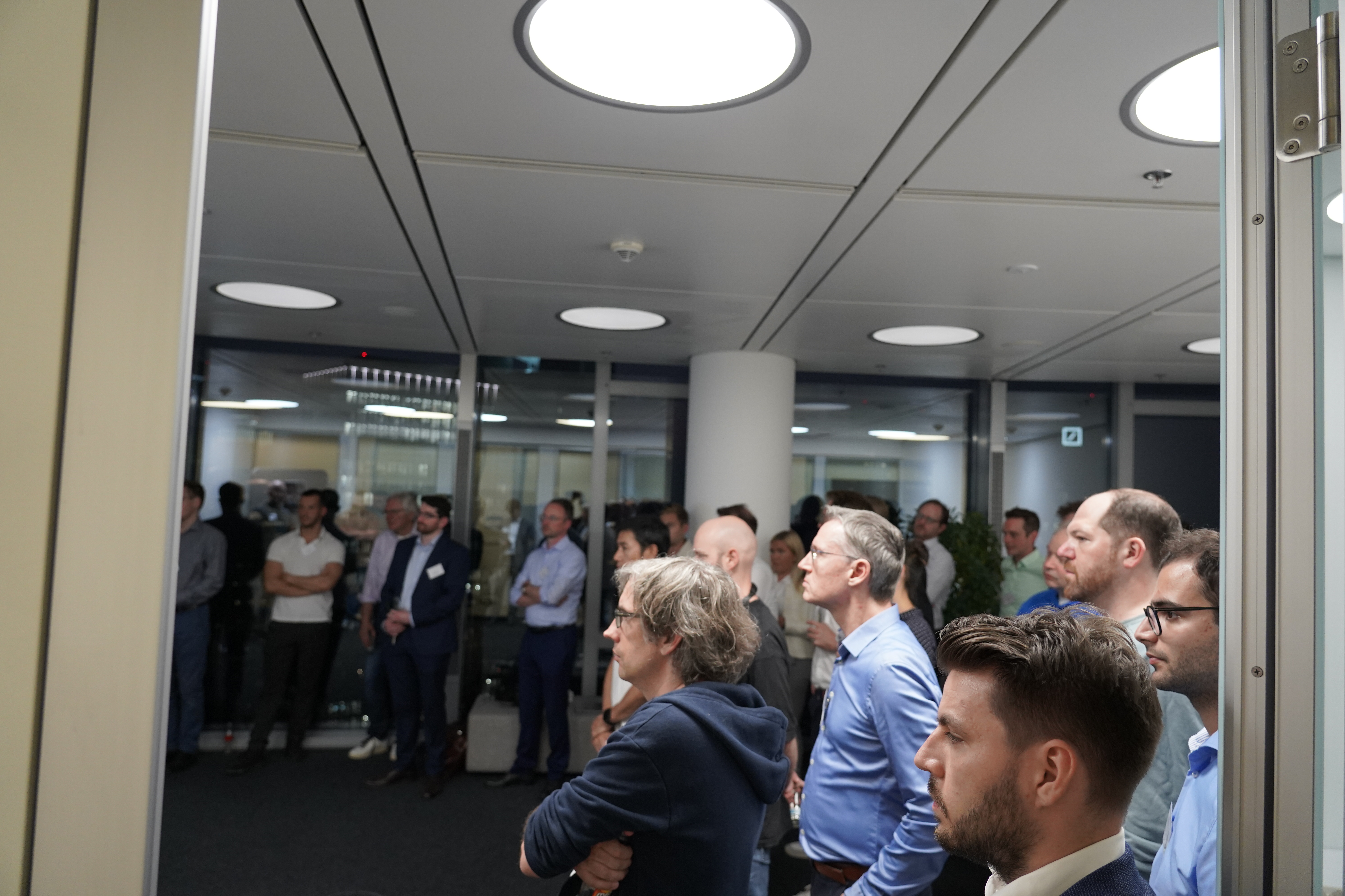 Interaction during break at FinTech DevNight #2