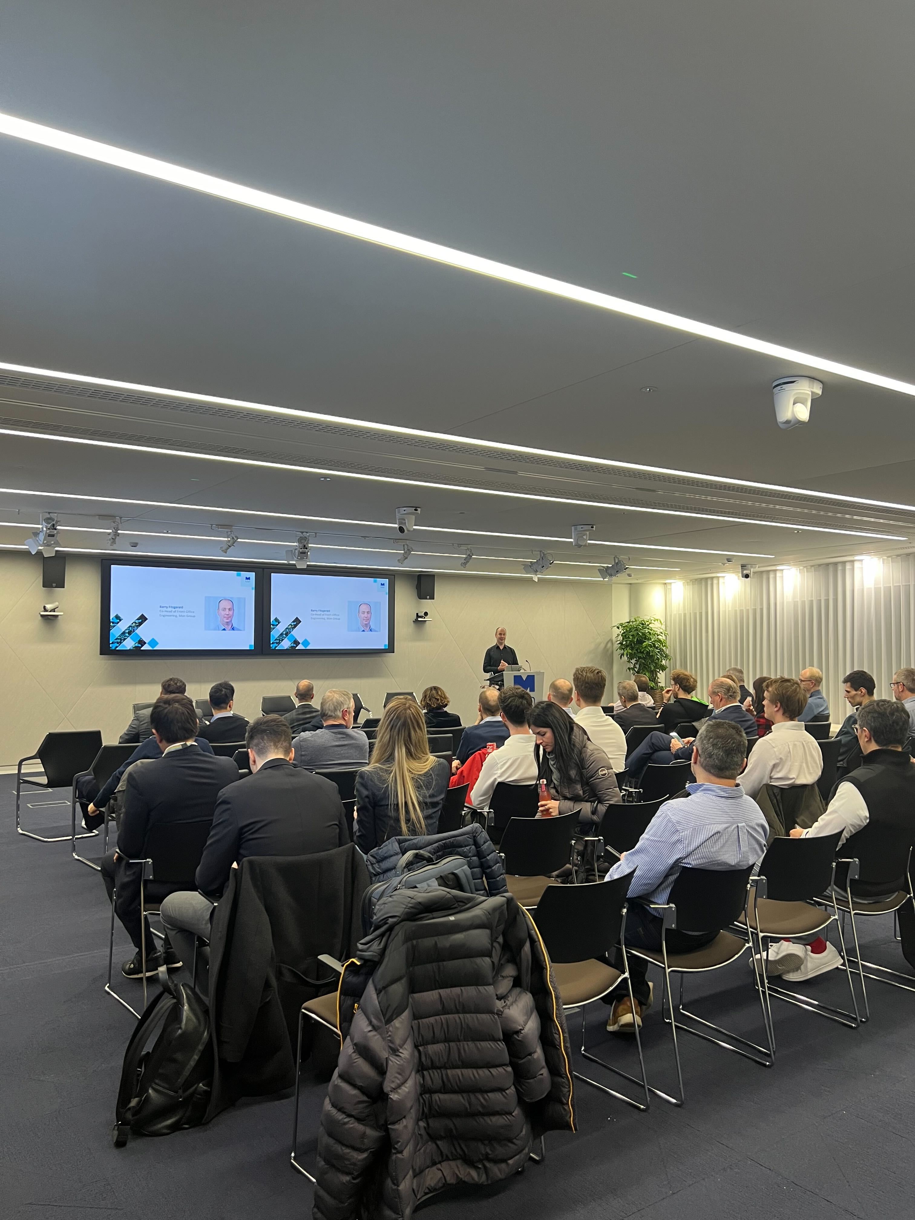 Audience at FinTech DevNight #3 London