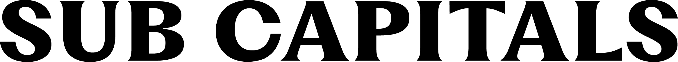 Sub Capitals Logo