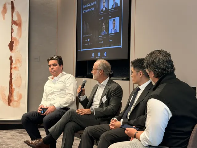 Panel two in discussion at AI for Finance Summit London