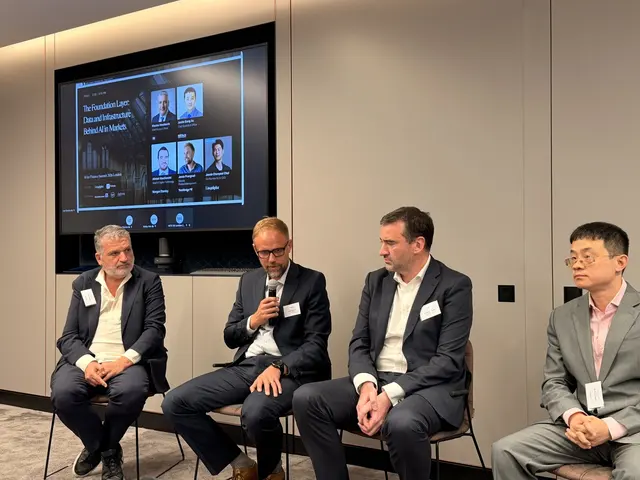 Panel four in discussion at AI for Finance Summit London