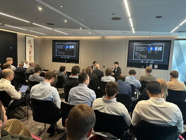A full room at AI for Finance Summit London