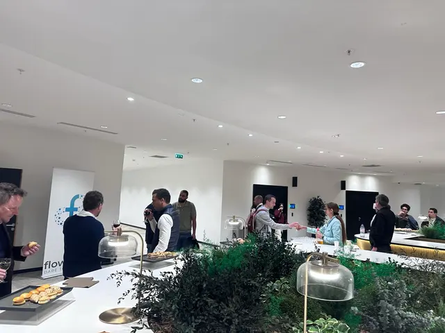 Networking reception at AI in Finance Paris